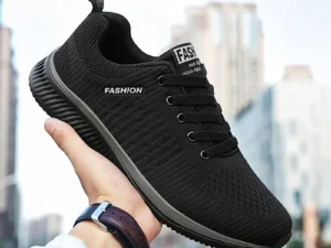 Fitness Eddy 93 Men’s Breathable Knit Sneakers - Lightweight Gym & Running Shoes