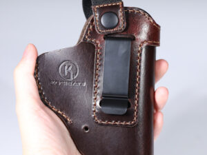 Fitness Eddy 15 Premium Full-Grain Leather Tactical Concealed Waist Holster
